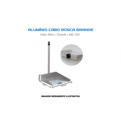 PA ALUMINIO - SANCHES - 90cm CABO ROSCA GRANDE